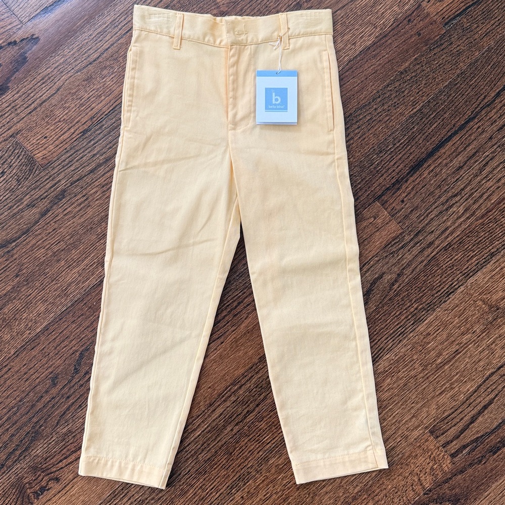 Bella Bliss Sunny Yellow Kids Pants
